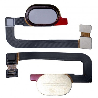 Fingerprint Sensor Flex Cable For Motorola Moto G5s Plus White By - Maxbhi Com