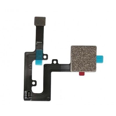 Fingerprint Sensor Flex Cable For Nokia 8 1 Black By - Maxbhi Com