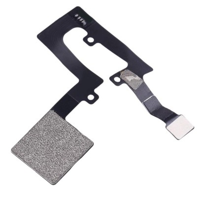 Fingerprint Sensor Flex Cable For Nokia 8 1 Black By - Maxbhi Com