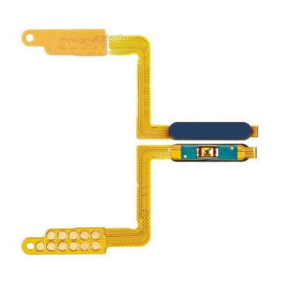 Fingerprint Sensor Flex Cable For Samsung Galaxy A7 2018 Blue By - Maxbhi Com