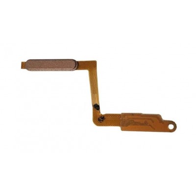 Fingerprint Sensor Flex Cable For Samsung Galaxy A7 2018 Gold By - Maxbhi Com