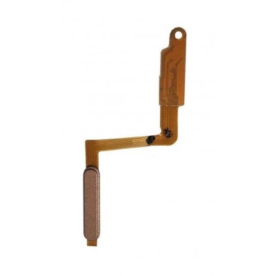 Fingerprint Sensor Flex Cable For Samsung Galaxy A7 2018 Gold By - Maxbhi Com