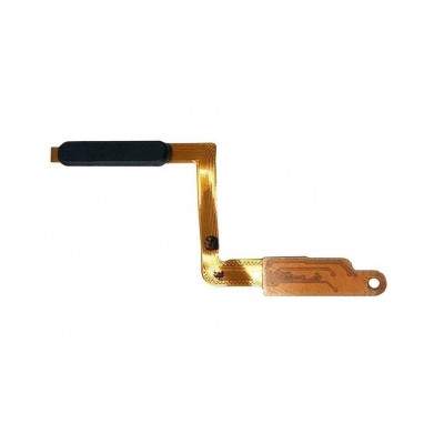 Fingerprint Sensor Flex Cable For Samsung Galaxy A7 2018 White By - Maxbhi Com