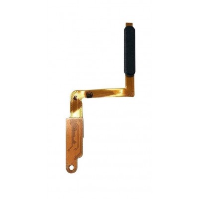 Fingerprint Sensor Flex Cable For Samsung Galaxy A7 2018 White By - Maxbhi Com