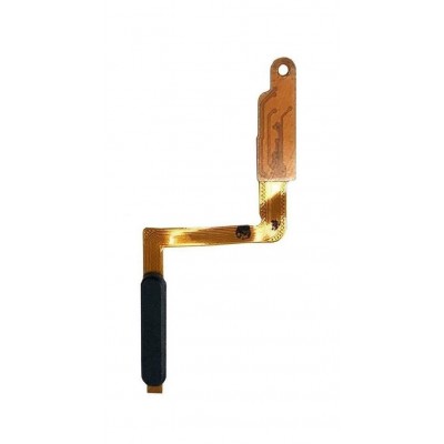 Fingerprint Sensor Flex Cable For Samsung Galaxy A7 2018 White By - Maxbhi Com