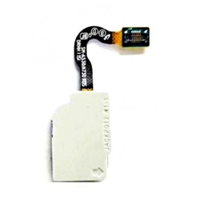 Fingerprint Sensor Flex Cable For Samsung Galaxy A8 Plus 2018 Black By - Maxbhi Com