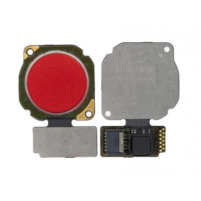 Fingerprint Sensor Flex Cable For Huawei Honor 8x Red By - Maxbhi Com