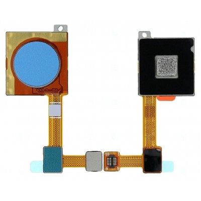 Fingerprint Sensor Flex Cable For Xiaomi Mi A2 Blue By - Maxbhi Com
