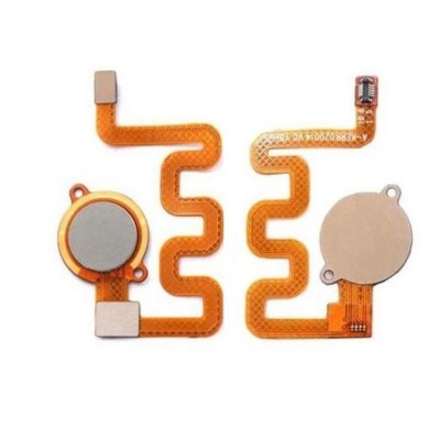 Fingerprint Sensor Flex Cable For Xiaomi Mi A2 Lite White By - Maxbhi Com