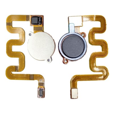 Fingerprint Sensor Flex Cable For Xiaomi Redmi 6 Pro Black By - Maxbhi Com
