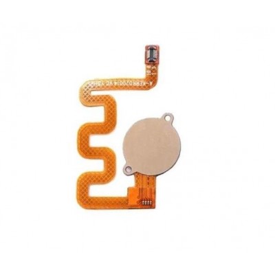 Fingerprint Sensor Flex Cable For Xiaomi Redmi 6 Pro White By - Maxbhi Com