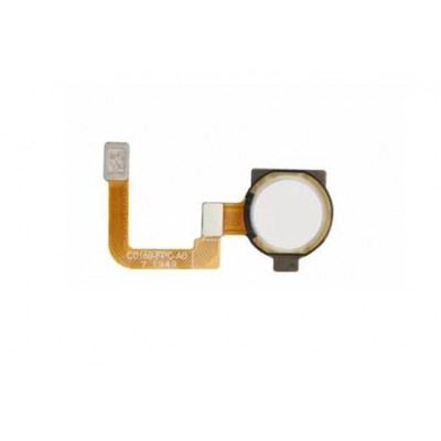 Fingerprint Sensor Flex Cable For Realme 5 Pro White By - Maxbhi Com