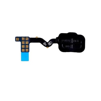 Fingerprint Sensor Flex Cable For Samsung Galaxy A6 Plus 2018 Black By - Maxbhi Com