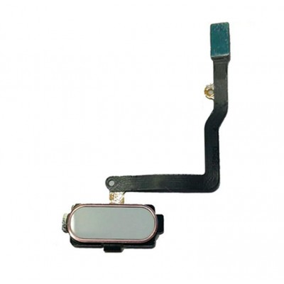 Fingerprint Sensor Flex Cable For Samsung Galaxy C7 Pro White By - Maxbhi Com