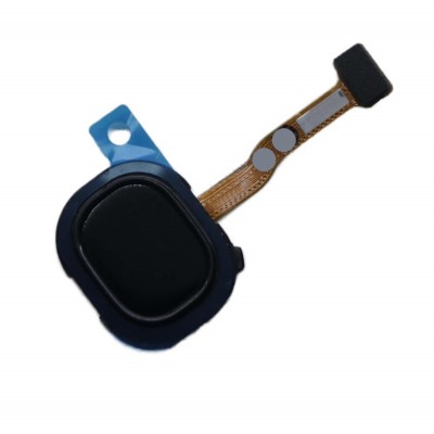 Fingerprint Sensor Flex Cable For Samsung Galaxy M21 Black By - Maxbhi Com