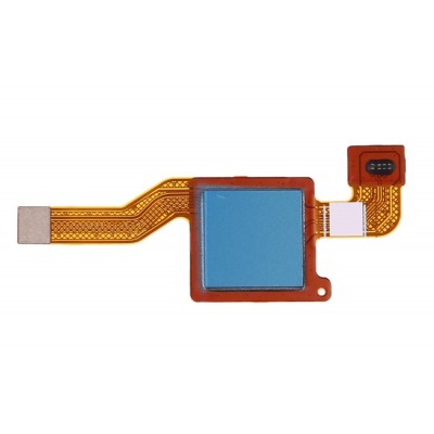 Fingerprint Sensor Flex Cable For Xiaomi Redmi Note 5 Blue By - Maxbhi Com