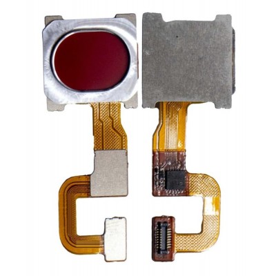 Fingerprint Sensor Flex Cable For Oppo F9 F9 Pro Red By - Maxbhi Com