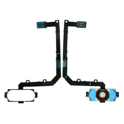 Fingerprint Sensor Flex Cable For Samsung Galaxy A9 Pro 2016 White By - Maxbhi Com