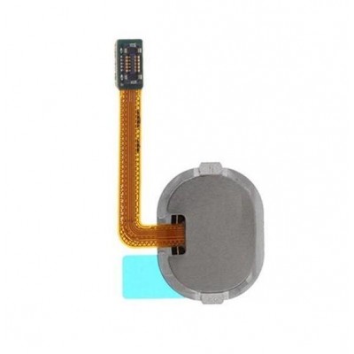 Fingerprint Sensor Flex Cable For Samsung Galaxy A20 Black By - Maxbhi Com