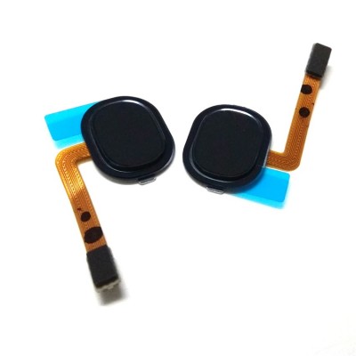 Fingerprint Sensor Flex Cable For Samsung Galaxy A20 Black By - Maxbhi Com