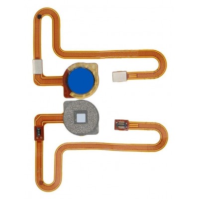 Fingerprint Sensor Flex Cable For Xiaomi Redmi Note 8 Blue By - Maxbhi Com