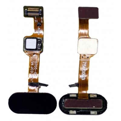 Fingerprint Sensor Flex Cable For Oppo F3 Black By - Maxbhi Com