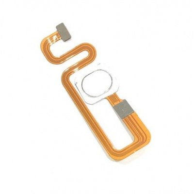 Fingerprint Sensor Flex Cable For Oppo F7 White By - Maxbhi Com