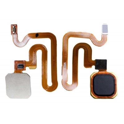 Fingerprint Sensor Flex Cable For Vivo V7 Plus Black By - Maxbhi Com