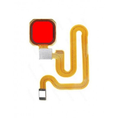 Fingerprint Sensor Flex Cable For Vivo V7 Plus Red By - Maxbhi Com