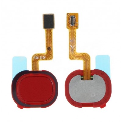 Fingerprint Sensor Flex Cable For Samsung Galaxy A21s Red By - Maxbhi Com