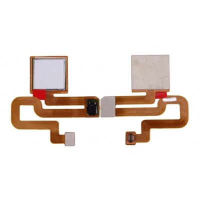 Fingerprint Sensor Flex Cable For Xiaomi Redmi Note 3 Silver By - Maxbhi Com