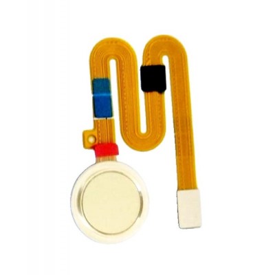 Fingerprint Sensor Flex Cable For 10 Or Tenor E Gold By - Maxbhi Com