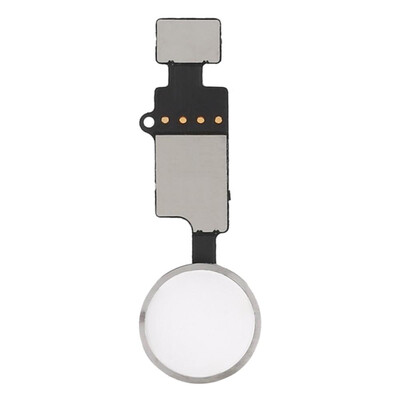 Fingerprint Sensor Flex Cable For Apple Iphone 8 White By - Maxbhi Com