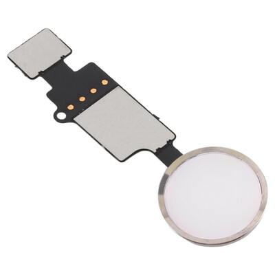 Fingerprint Sensor Flex Cable For Apple Iphone 8 White By - Maxbhi Com