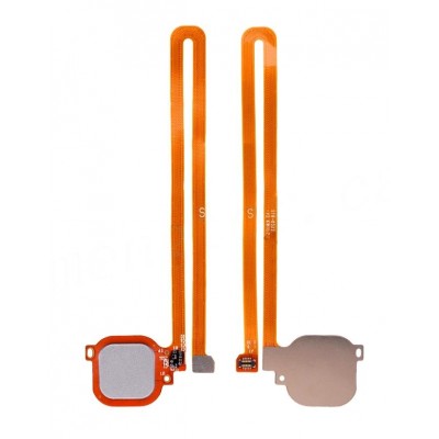 Fingerprint Sensor Flex Cable For Huawei Honor 6x Silver By - Maxbhi Com