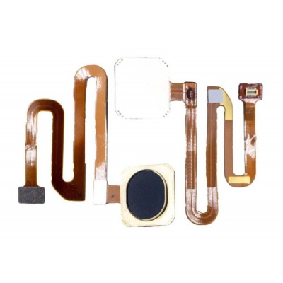Fingerprint Sensor Flex Cable For Oppo F11 Black By - Maxbhi Com