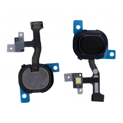 Fingerprint Sensor Flex Cable For Samsung Galaxy F41 Black By - Maxbhi Com