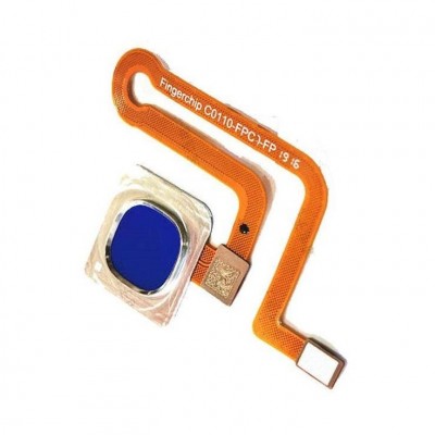 Fingerprint Sensor Flex Cable For Vivo Y12 White By - Maxbhi Com