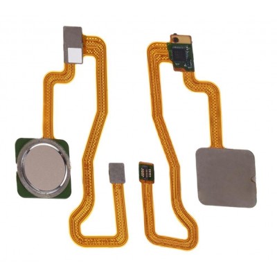 Fingerprint Sensor Flex Cable For Xiaomi Redmi Y1note 5a Gold By - Maxbhi Com