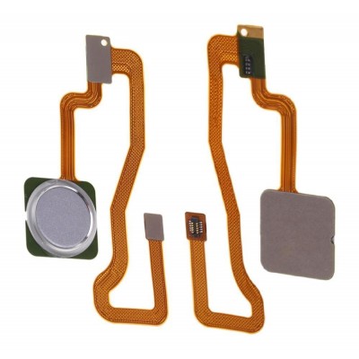 Fingerprint Sensor Flex Cable For Xiaomi Redmi Y1note 5a Grey By - Maxbhi Com