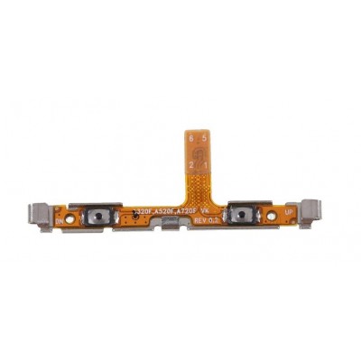 Volume Button Flex Cable For Samsung Galaxy A5 2017 By - Maxbhi Com