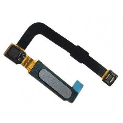 Fingerprint Sensor Flex Cable For Motorola Moto G6 Silver By - Maxbhi Com