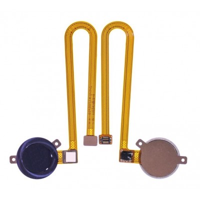 Fingerprint Sensor Flex Cable For Motorola Moto G8 Power Lite Black By - Maxbhi Com