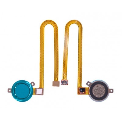 Fingerprint Sensor Flex Cable For Motorola Moto G8 Power Lite White By - Maxbhi Com