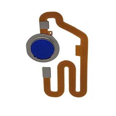 Fingerprint Sensor Flex Cable For Realme 3 Blue By - Maxbhi Com