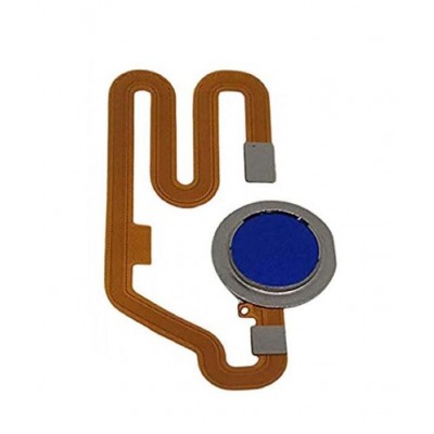 Fingerprint Sensor Flex Cable For Realme 3 Blue By - Maxbhi Com