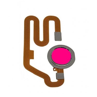 Fingerprint Sensor Flex Cable For Realme 3 Red By - Maxbhi Com