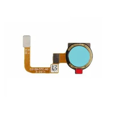 Fingerprint Sensor Flex Cable For Realme 5i White By - Maxbhi Com