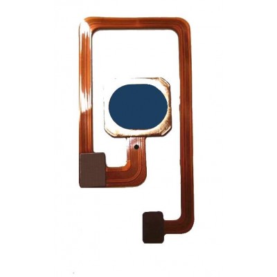 Fingerprint Sensor Flex Cable For Oppo A7 Black By - Maxbhi Com