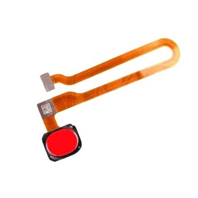 Fingerprint Sensor Flex Cable For Oppo F5 64gb Red By - Maxbhi Com
